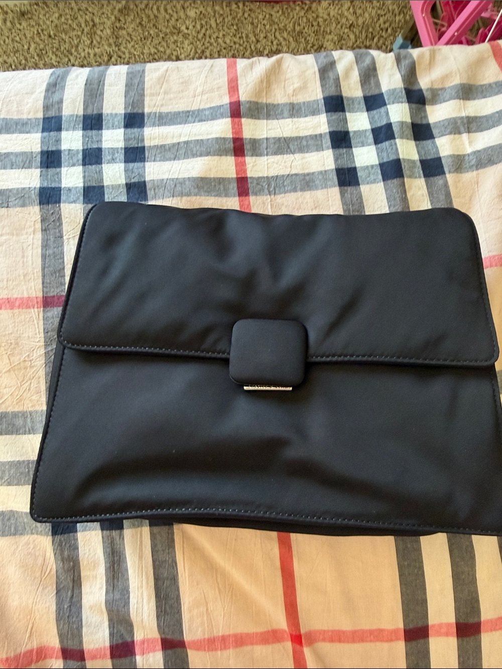 Charles & Keith Black Crossbody Clutch